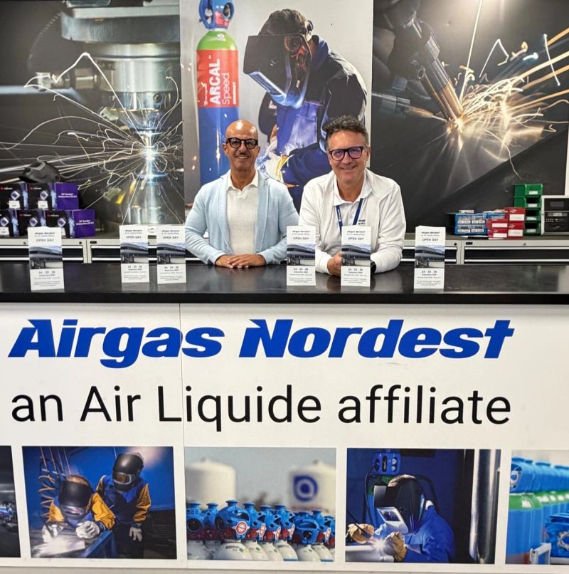 24-26 Settembre 2026 | Il nuovo showroom Airgas Nordest di Schio è aperto: tre giorni di Open Day